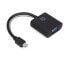 HP 2UX11AA - Mini DisplayPort - HDMI Type A (Standard) - Male - Female - Black - 1 pc(s)