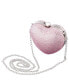 ფოტო #5 პროდუქტის Women's Crystal Heart Minaudiere Bag