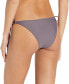 Фото #2 товара Volcom 264557 Women's Simply Solid Skimpy Bikini Bottom Steel Purple Size Large