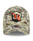 ფოტო #2 პროდუქტის Men's Camo Cincinnati Bengals 2023 Salute To Service 39THIRTY Flex Hat