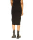 Women's Utility Slit-Front Midi Skirt