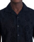 Фото #4 товара Рубашка мужская KARL LAGERFELD PARIS Slim-Fit с пуговицами Eyelet Button-Down