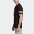 adidas originals三叶草 Outline Tee 轮廓Logo短袖T恤 男款 黑色 / Футболка Adidas originals Outline Tee LogoT