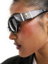 Фото #7 товара Versace slim cateye sunglasses in black