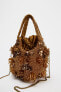 BEADED MINI BUCKET BAG