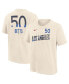 ფოტო #1 პროდუქტის Big Boys and Girls Mookie Betts Cream Los Angeles Dodgers 2024 City Connect Name Number T-Shirt