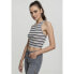 Фото #2 товара URBAN CLASSICS Stripe Crop sleeveless T-shirt