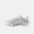 Childrens Football Boots New Balance Furon v7 Dispatch FG Grey