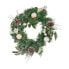 Фото #1 товара Рождественский венок Белый Коричневый Зеленый Пластик 30 x 12 x 30 cm