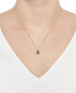 ფოტო #2 პროდუქტის Gemstone & Diamond (1/6 ct. t.w.) Necklace in 14k Gold