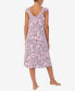 ფოტო #2 პროდუქტის Women's Sleeveless Midi Nightgown