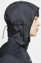 Essential Hooded Running Jacket Kapüşonlu Siyah Koşu Ceketi