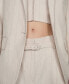 Фото #5 товара Women's Belt Clips Detail Suit Pants