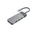 Фото #1 товара Green Cell HUBGC01 - USB Type-C - HDMI - USB 3.2 Gen 2 (3.1 Gen 2) Type-A - USB 3.2 Gen 2 (3.1 Gen 2) Type-C - MicroSD (TransFlash) - SD - 5000 Mbit/s - 60 Hz - 3840 x 2160