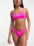 Фото #7 товара ellesse Brelian bikini top in pink