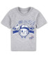 ფოტო #1 პროდუქტის Toddler Boys and Girls Heather Gray Los Angeles Dodgers Ball Boy T-shirt
