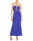 Фото #1 товара Fore Halter Maxi Dress Royal Blue XS