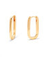 ფოტო #1 პროდუქტის Aurora "14k Gold" Vermeil Hoops