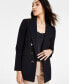 Фото #8 товара Women's Faux Double-Breasted Boyfriend Jacket, Created for Macy's