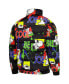 ფოტო #3 პროდუქტის Men's Black Peanuts Joe Cool Raglan Full-Zip Puffer Jacket