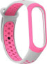 Фото #2 товара Beline Beline pasek Mi Band 3/4 design różowo-szary/pink-grey