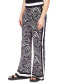 ფოტო #3 პროდუქტის Women's Zebra-Print Wide-Leg Pants