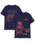 Фото #1 товара Round21 Men's and Women's Caitlin Clark Navy Indiana Fever Indiana Bound T-Shirt