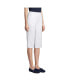 ფოტო #3 პროდუქტის Plus Size Sport Knit High Rise Elastic Waist Pull On Capri Pants