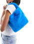 Фото #4 товара Jayley faux fur bag in bright blue