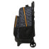 School Rucksack with Wheels Naruto Black Orange 33 X 45 X 22 cm