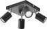 Фото #1 товара Lampa sufitowa Orno DOA SP4, oprawa ścienno-sufitowa, GU10 max. 4x50W, IP20, czarna, kwadrat