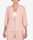 Фото #1 товара Petite English Garden 3/4 Sleeve Button Front Blazer Jacket