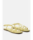 Фото #2 товара Petal molly cuddles cross strap detail flat sandals