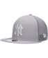 ფოტო #1 პროდუქტის Men's Gray New York Yankees 2023 On-Field Batting Practice 9FIFTY Snapback Hat