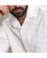 ფოტო #7 პროდუქტის Men's Ivory White Foil-Creased Shirt