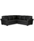 Фото #5 товара Orid 2-Pc. "L"-Shaped Leather Roll Arm Sectional , Created for Macy's