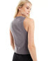 Фото #4 товара ASOS DESIGN Tall tailored waistcoat in grey