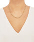 ფოტო #2 პროდუქტის Figaro Link Chain 18" Necklace (4-1/3mm) in 18k Gold-Plated Sterling Silver