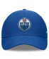 Фото #3 товара Men's Royal Edmonton Oilers Domestic 3D Patch Adjustable Hat