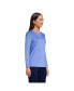 Фото #14 товара Women's Petite Relaxed Supima Cotton Long Sleeve Crewneck T-Shirt