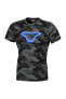 T-Shirt Macna Dazzle Wing 2.0 Schwarz-Grau-Blau