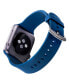 Фото #3 товара Navy Smooth Silicone Band Compatible with 42/44/45/Ultra/Ultra 2 Apple Watch