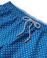 Men's Dot-Pattern Drawcord 7" Swim Trunks