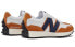 Фото #4 товара New Balance NB 327 复古 低帮 跑步鞋 男女同款 白橙 / Кроссовки New Balance NB 327 MS327PR