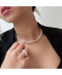 ფოტო #2 პროდუქტის 18K Gold Plated Freshwater Pearls with Moonstone - Jennifer Necklace 17" For Women