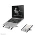 Фото #1 товара Neomounts by Newstar foldable laptop stand - Notebook arm shelf - Silver - 25.4 cm (10") - 55.9 cm (22") - 5 kg - 180 - 270 mm
