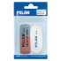 Фото #2 товара MILAN Blister Pack 1 Rubber Eraser (Double Use) + 1 Oval Synthetic Rubber Eraser