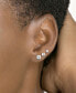 ფოტო #2 პროდუქტის 3-Pc. Set Silver Plated Square Cubic Zirconia Stud Earrings