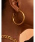 ფოტო #3 პროდუქტის Liv 2" Medium Hoops in 18k Gold- Plated Brass, 50mm