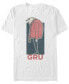 ფოტო #1 პროდუქტის Minions Men's Gru Side View Short Sleeve T-Shirt